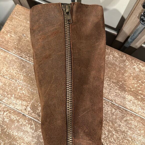 Suede and leather boot size 7 In good condition - Picture 5 of 7